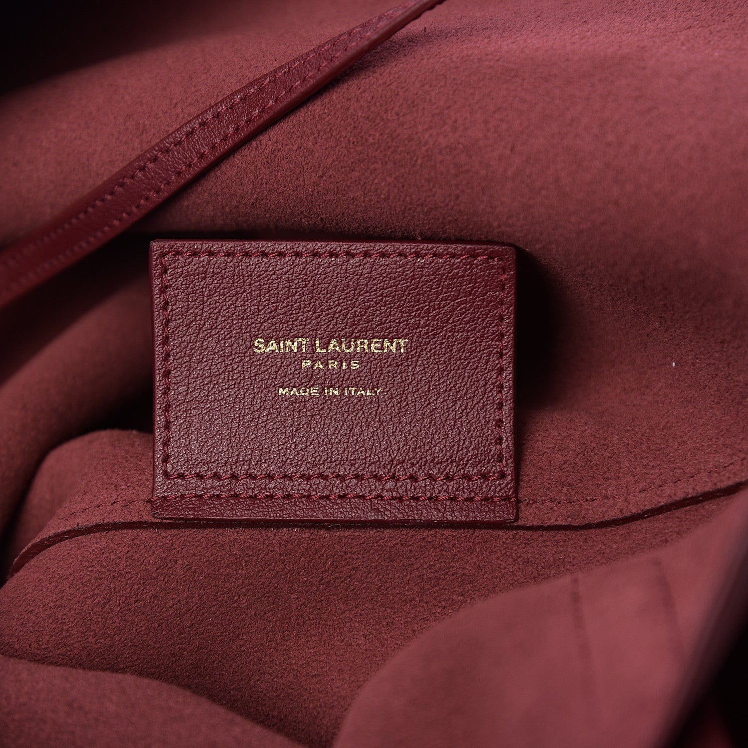 Saint Laurent Calfskin Medium Shopping Tote Palissandre 5 of 9