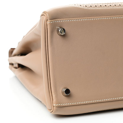 Hermes Swift Grain d'H Ghillies Kelly 35 Argile 9 of 11