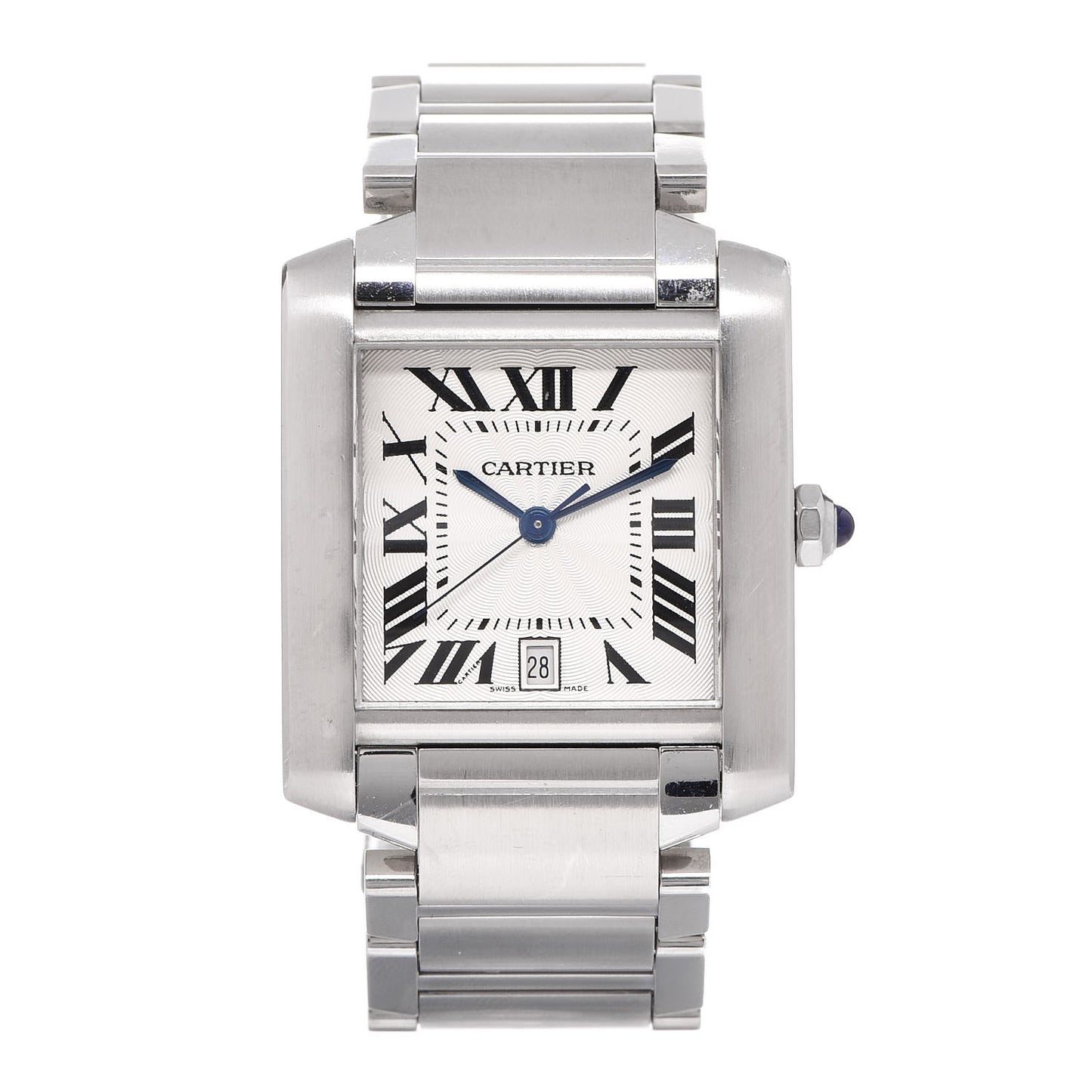 Stainless Steel 28mm Tank Francaise Automatic Watch