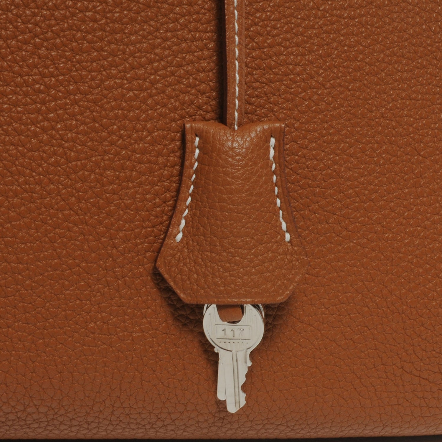 Hermes Taurillon Clemence Birkin 40 Gold 8 of 10