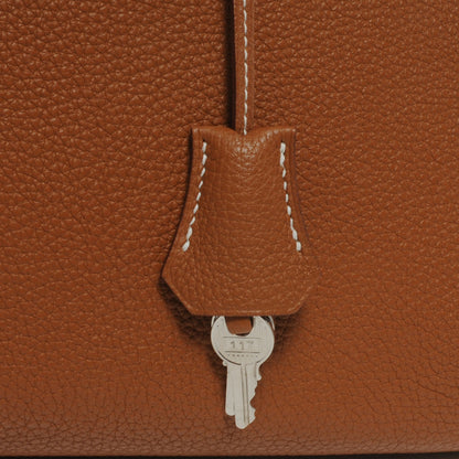 Hermes Taurillon Clemence Birkin 40 Gold 8 of 10