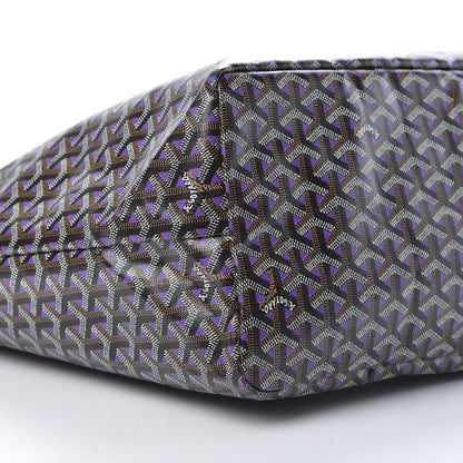 Goyard Goyardine Saint Louis Claire Voie GM Black Purple 9 of 11