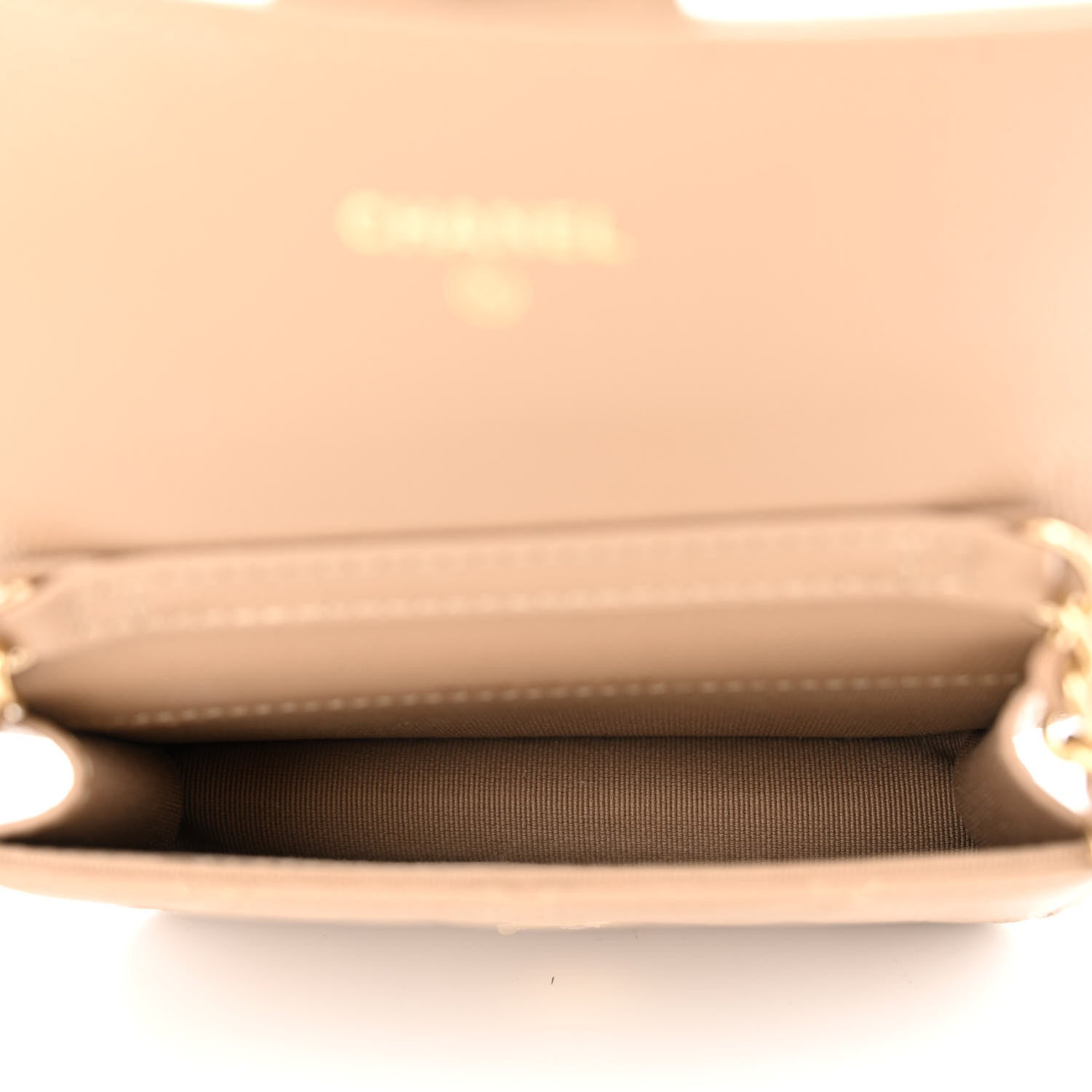 Chanel Caviar Quilted Mini Chain Bag Dark Beige 5 of 12