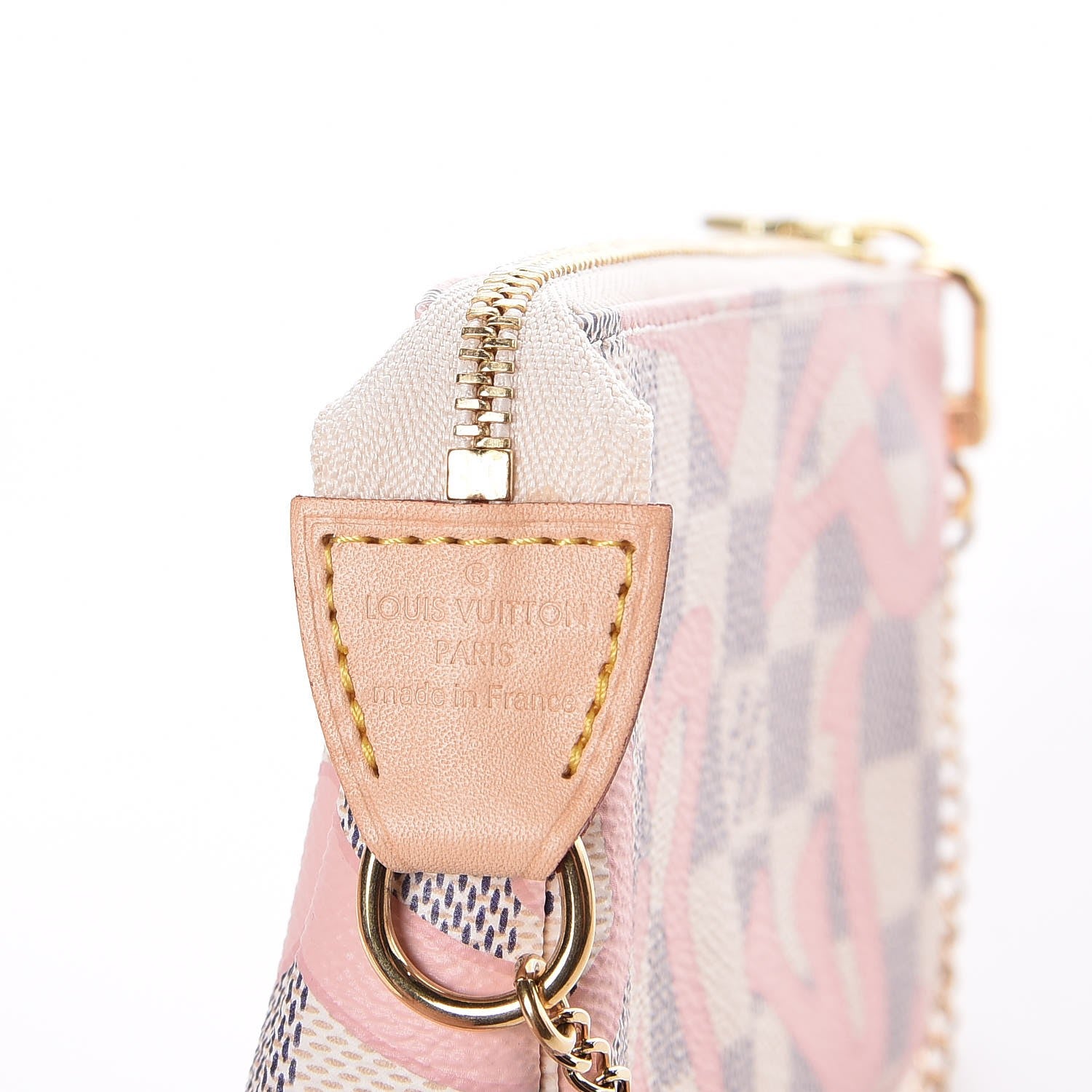 Louis Vuitton Damier Azur Tahitienne Mini Pochette Accessories 6 of 8