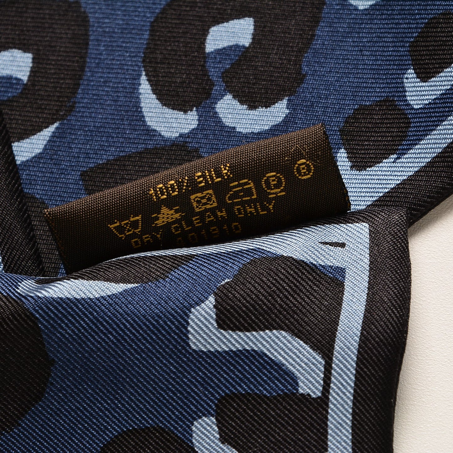 Silk Leopard Bandeau Blue
