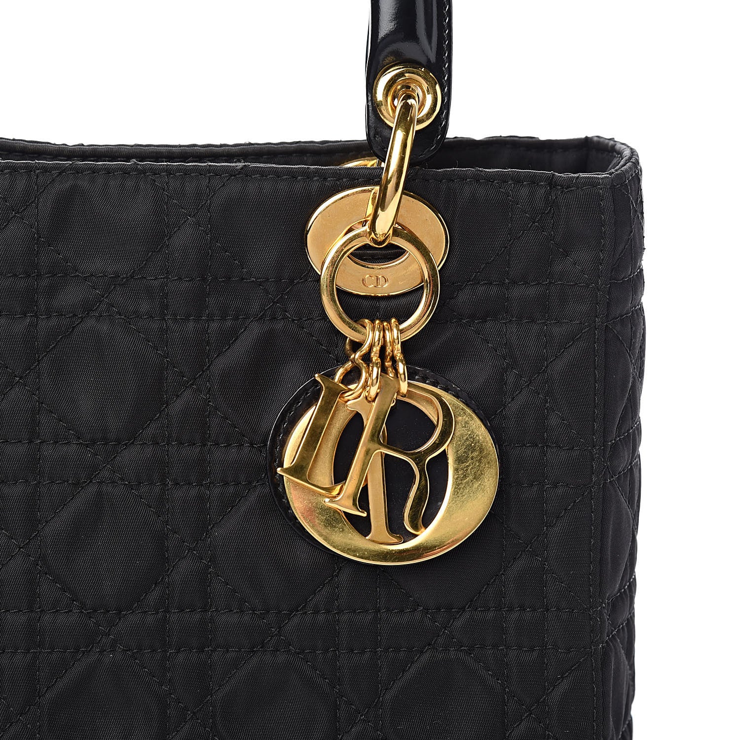 Christian Dior Nylon Cannage Medium Lady Dior Black 13 of 13