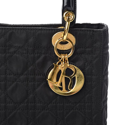 Christian Dior Nylon Cannage Medium Lady Dior Black 13 of 13