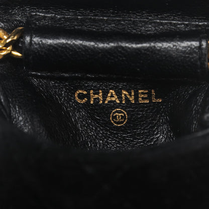 Chanel Velvet Quilted Micro Mini Flap Black 6 of 7