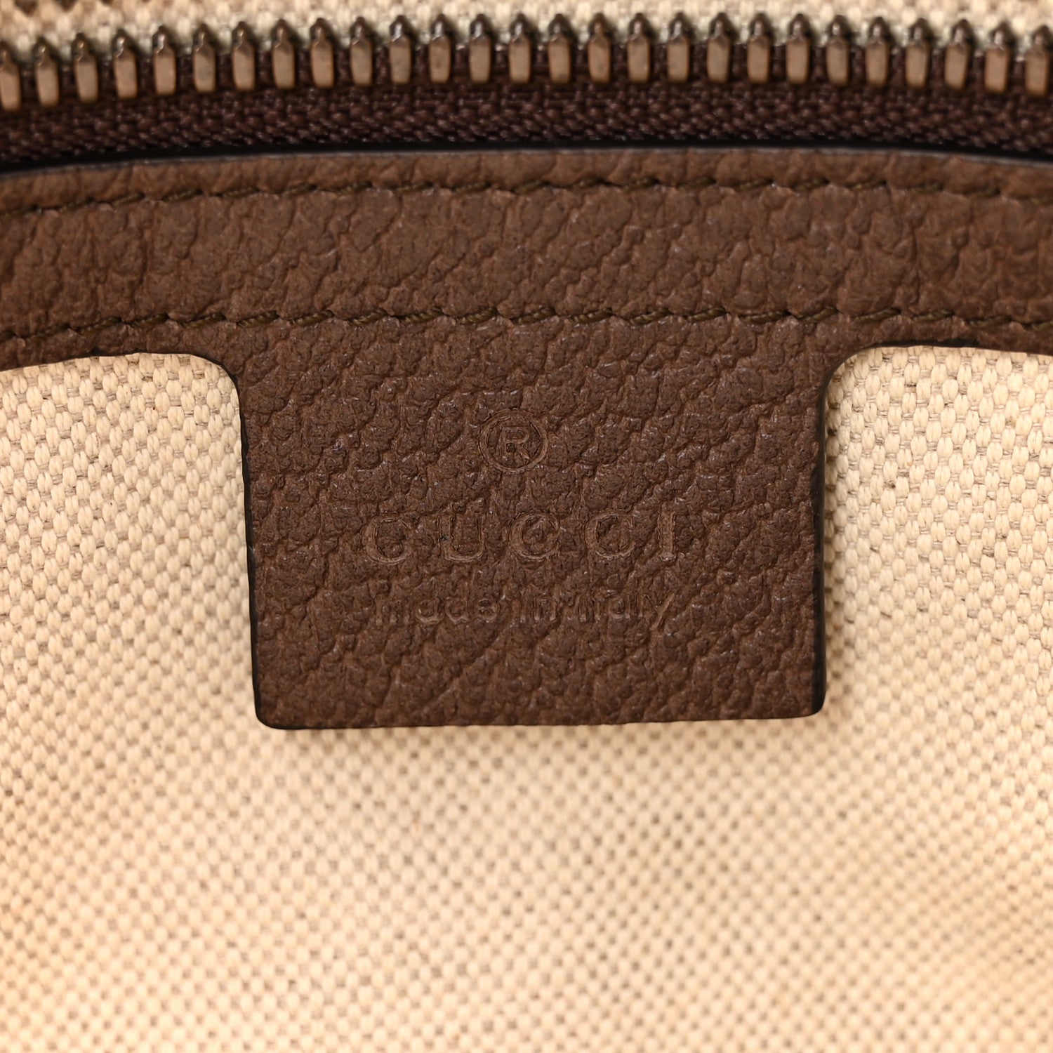 Gucci GG Supreme Monogram Web Medium Ophidia Shoulder Bag Beige New Acero 8 of 17