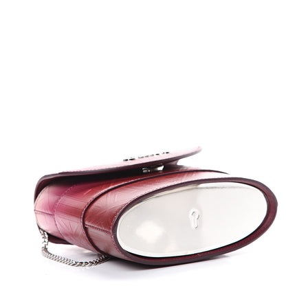 Chloe Calfskin Embossed Small Aby Lock Brown Purple 3 of 10