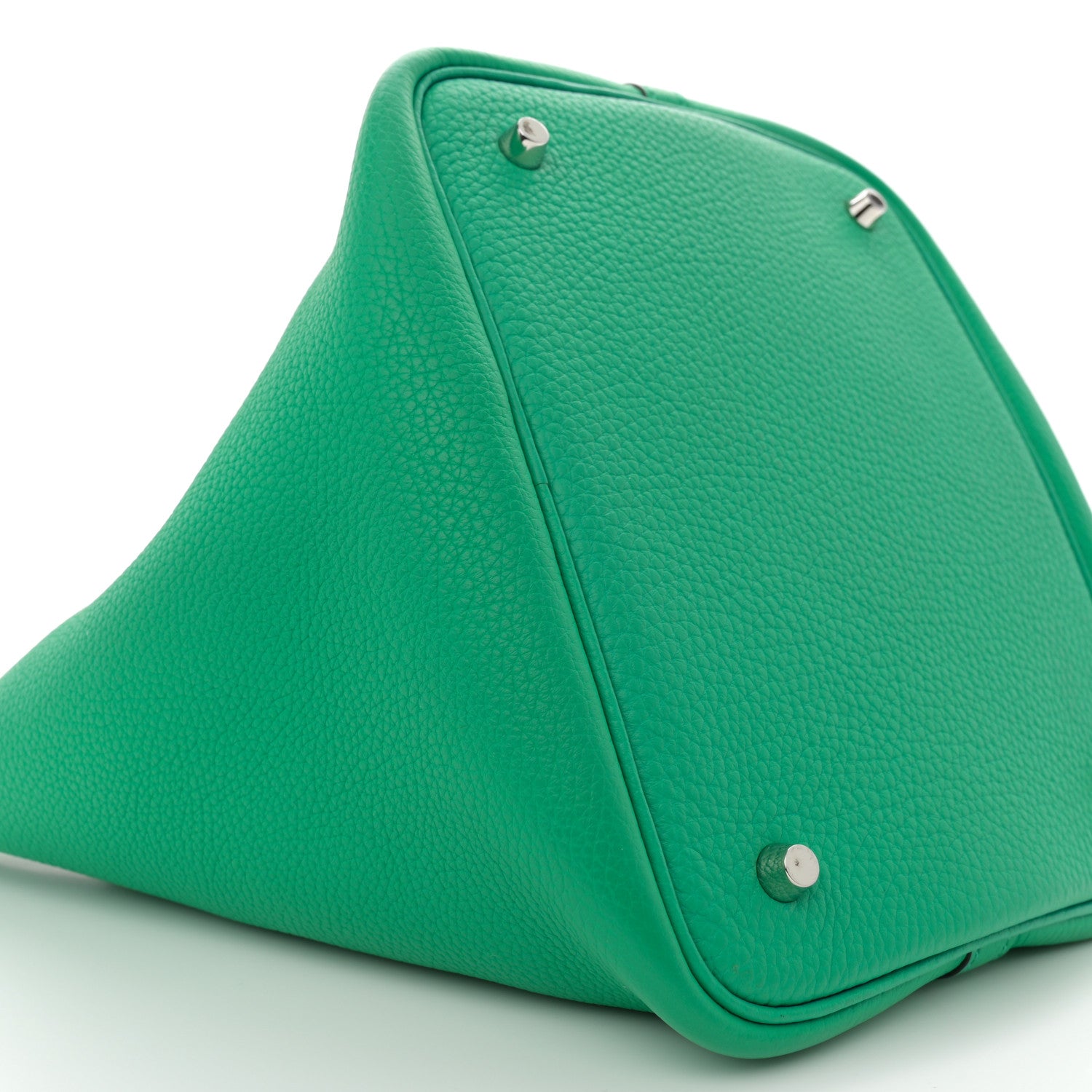 Hermes Taurillon Clemence Swift Eclat Picotin Lock 22 MM Menthe Vert Bosphore 9 of 10