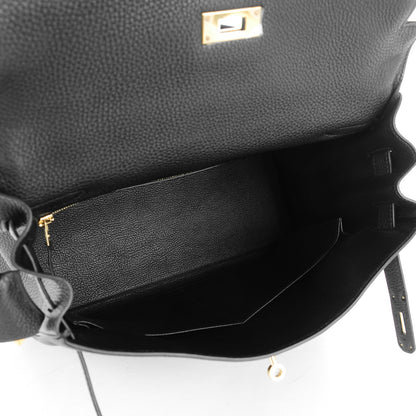 Hermes Togo Kelly Retourne 32 Black 7 of 24