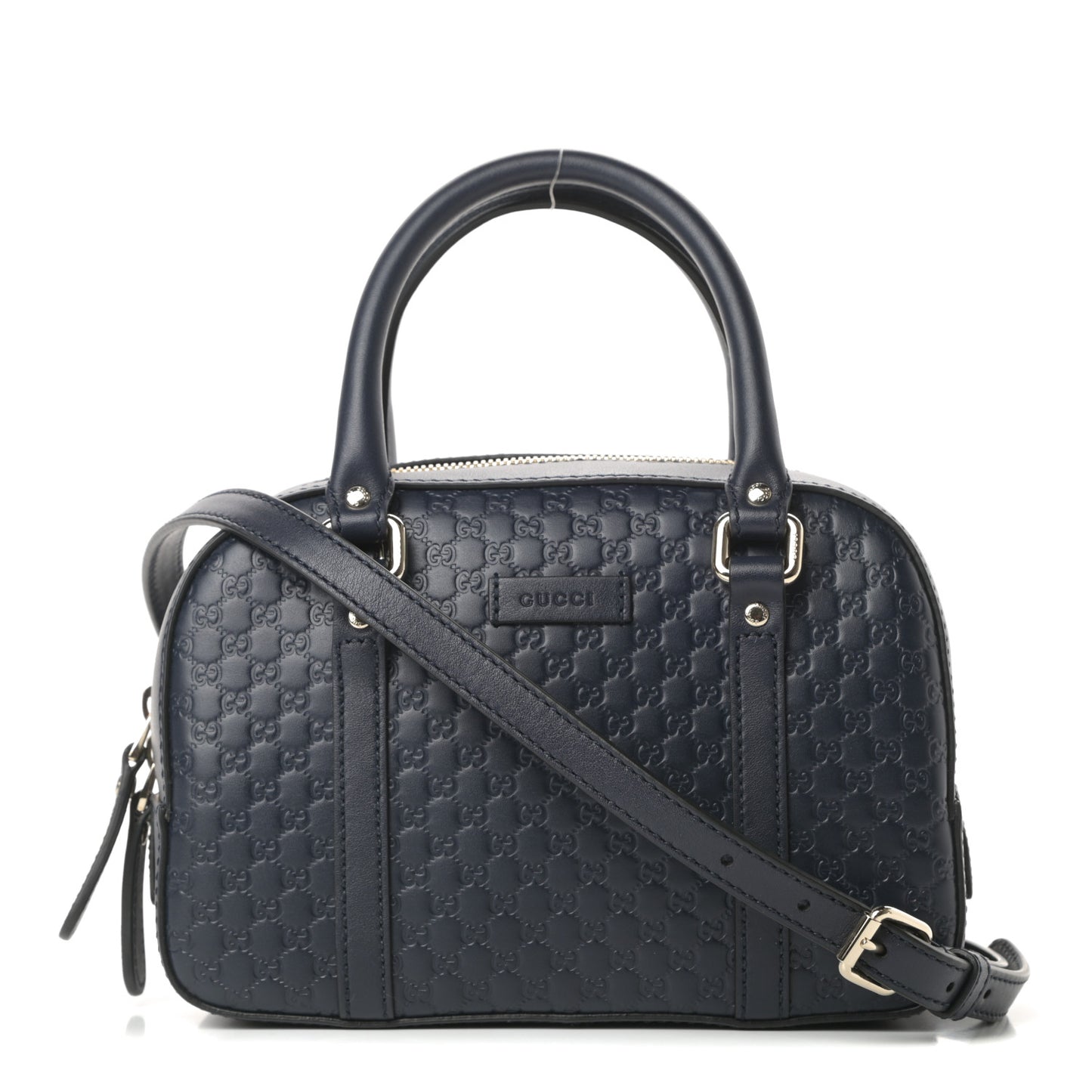 Soft Microguccissima Small Crossbody Bag Blue