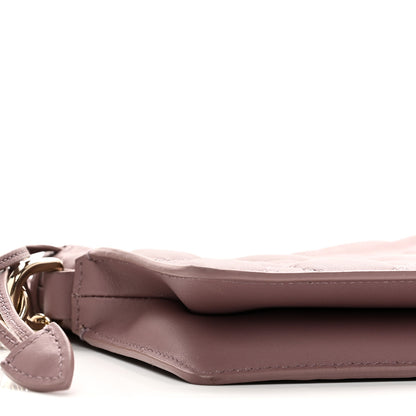 Christian Dior Lambskin Cannage Milly Mini Drawstring Bag Pink Peony 9 of 10