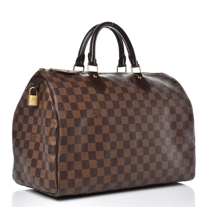 Louis Vuitton Damier Ebene Speedy 35 3 of 14