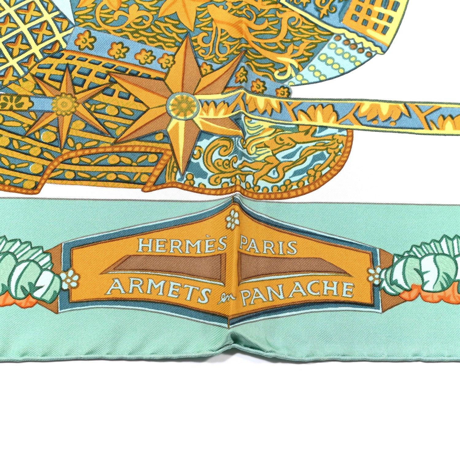 Hermes Silk Armets Panache Scarf 90 6 of 9