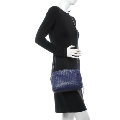 Bottega Veneta Nappa Intrecciato Pillow Crossbody Messenger Atlantic 2 of 8