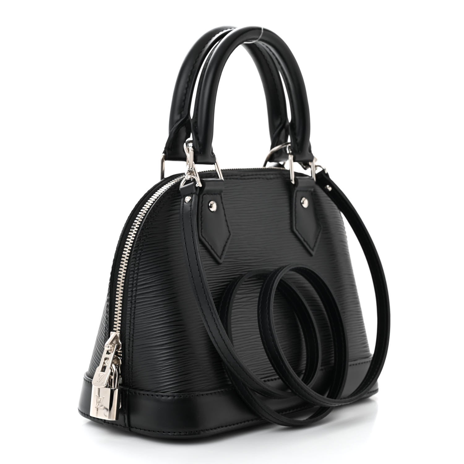 Louis Vuitton Epi Alma BB Black 3 of 11