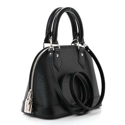 Louis Vuitton Epi Alma BB Black 3 of 11