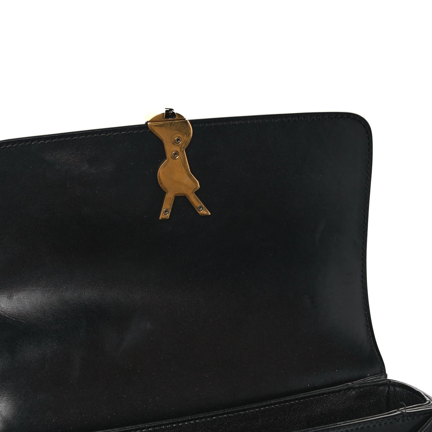 Box Calfskin Monogram Medium Solferino Satchel Black