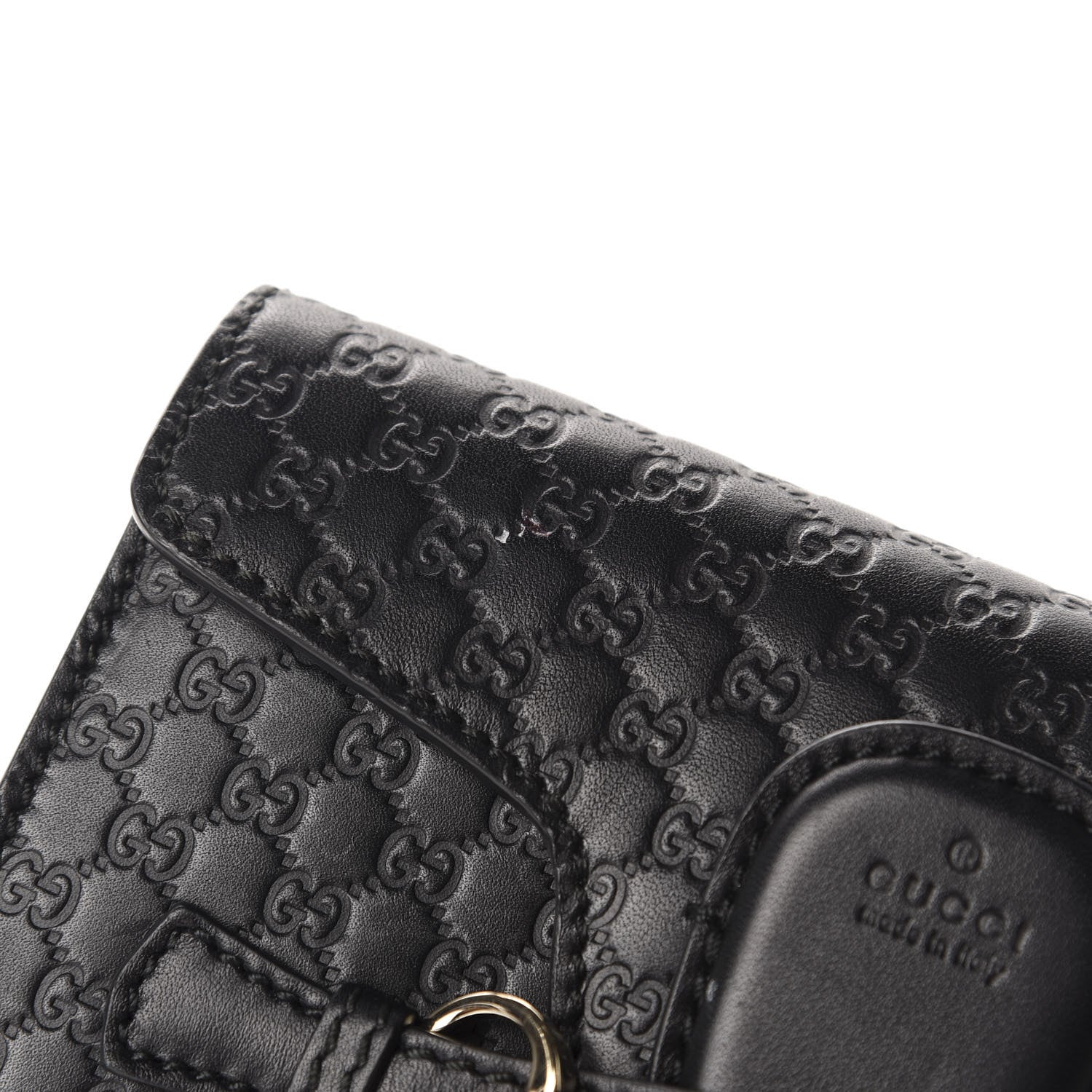 Gucci Microguccissima Mini Emily Shoulder Bag Black 9 of 12