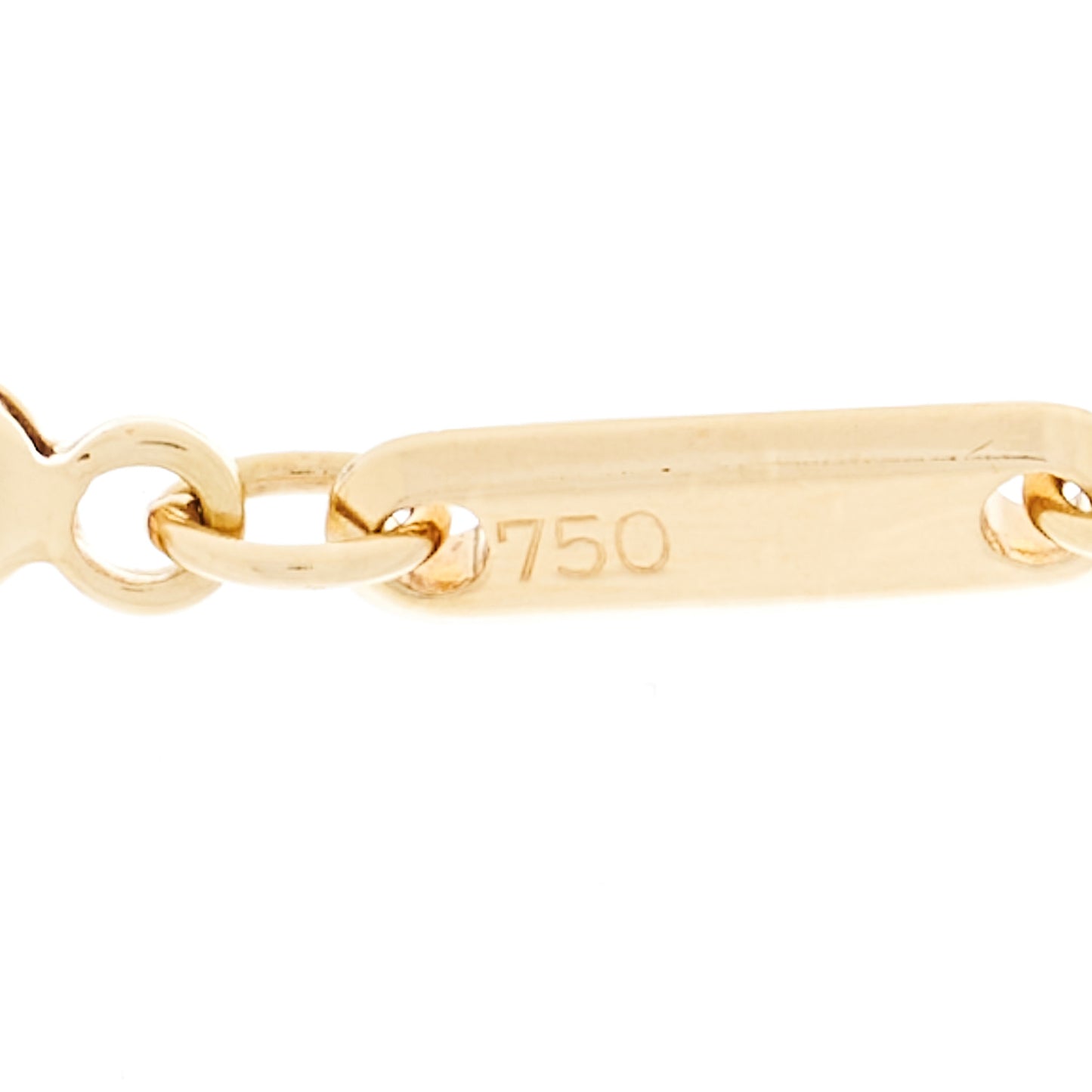 18K Yellow Gold Happy Diamonds Cross Pendant Necklace