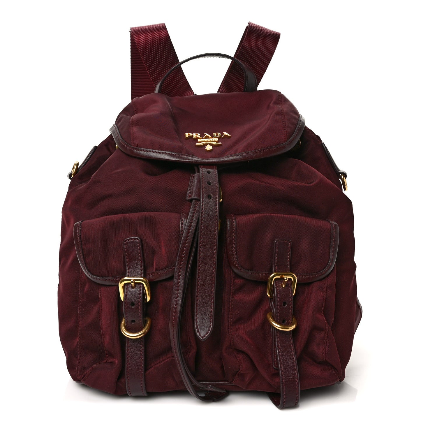 Tessuto Nylon Small Backpack Bordeaux