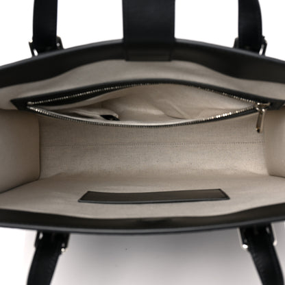 Gucci Calfskin GG Tennis Embossed Medium Tote Bag Black 4 of 8
