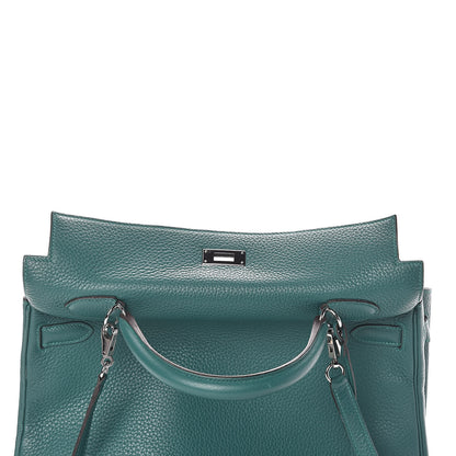 Hermes Togo Kelly Retourne 35 Malachite 11 of 33