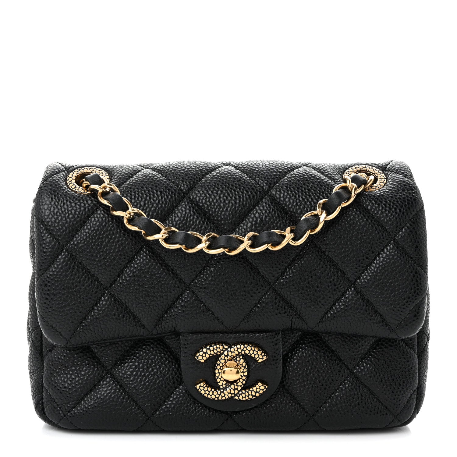 Chanel Grained Lambskin Quilted Mini Flap Black 1 of 11