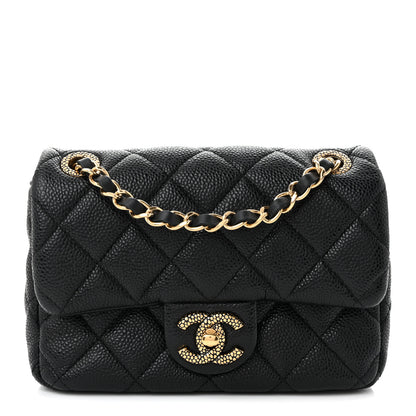 Chanel Grained Lambskin Quilted Mini Flap Black 1 of 11