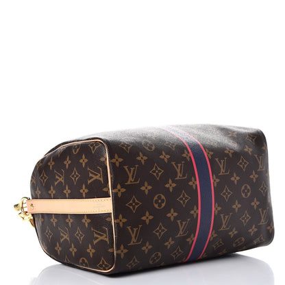 Louis Vuitton Monogram My LV Heritage Speedy Bandouliere 30 Marine Fuchsia 5 of 12