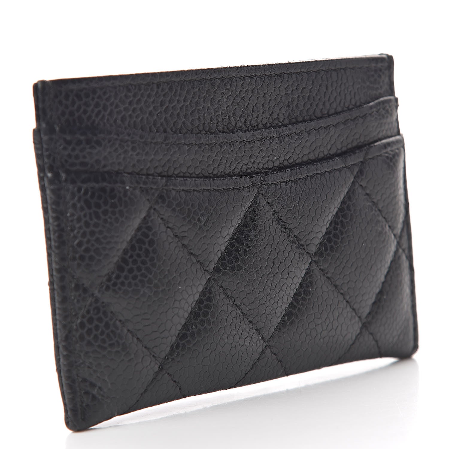 Chanel Caviar Quilted Card Holder Black 3 of 9