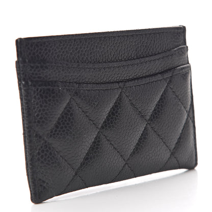 Chanel Caviar Quilted Card Holder Black 3 of 9
