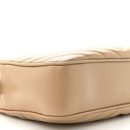 Saint Laurent Calfskin Matelasse Monogram Lou Camera Bag Dark Latte 9 of 12