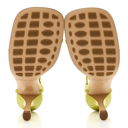 Bottega Veneta Crush Calfskin The Line 90mm Sandals 37 Acid 5 of 12