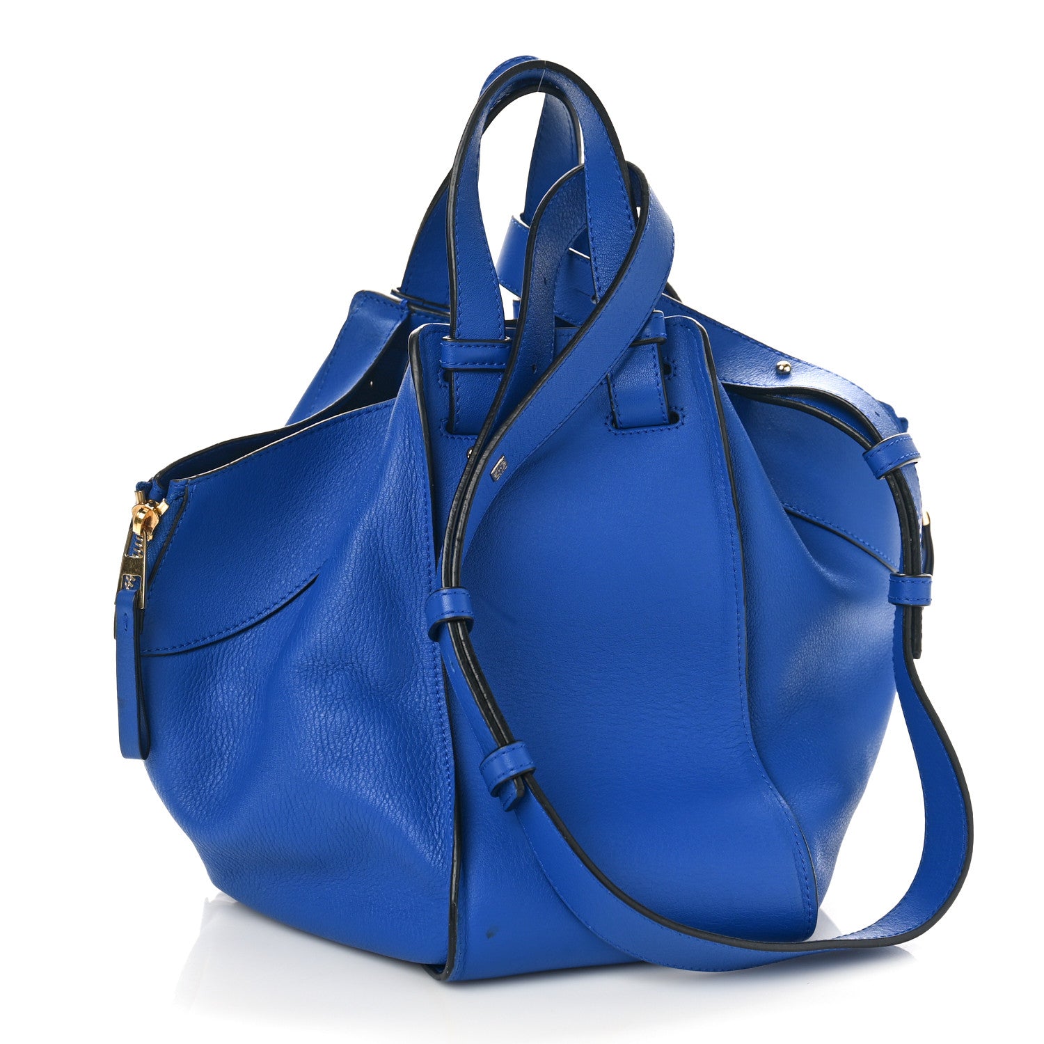 Loewe Calfskin Small Hammock Shoulder Bag Blue 3 of 8