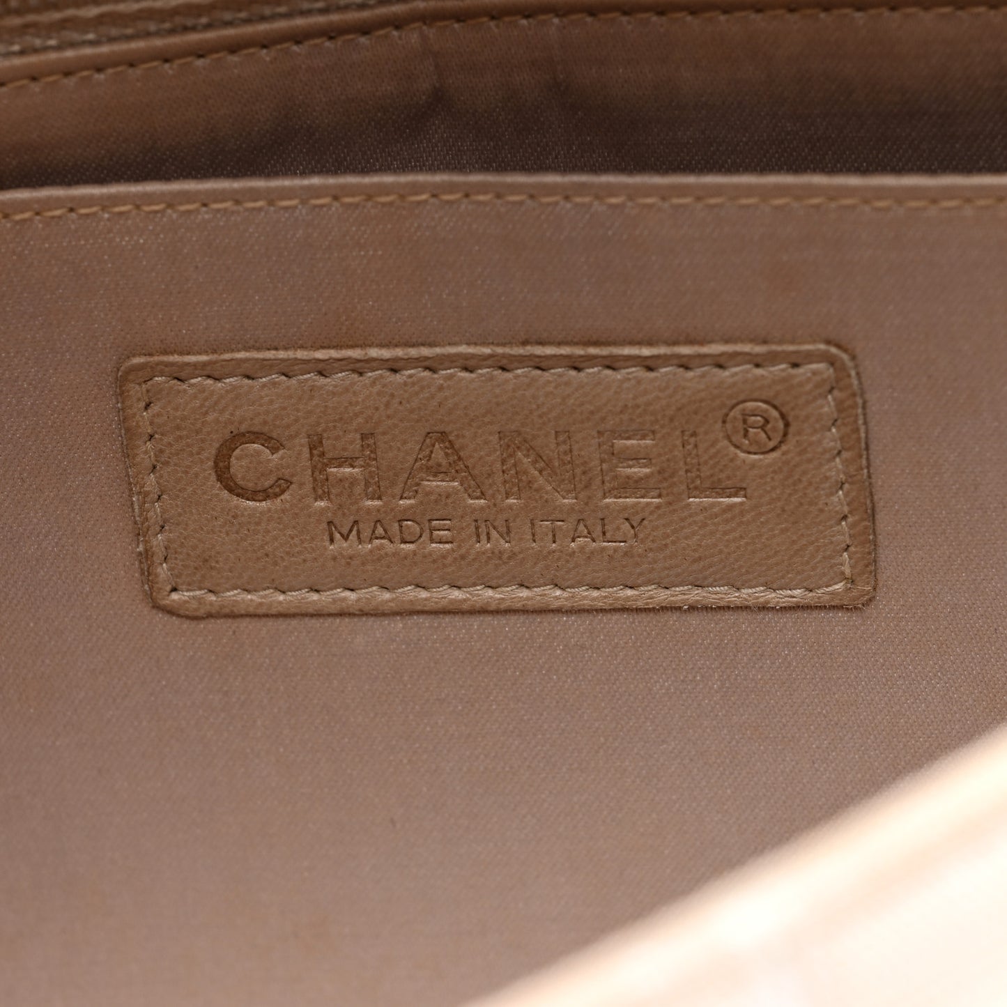 Nylon Medium Travel Flap Light Beige