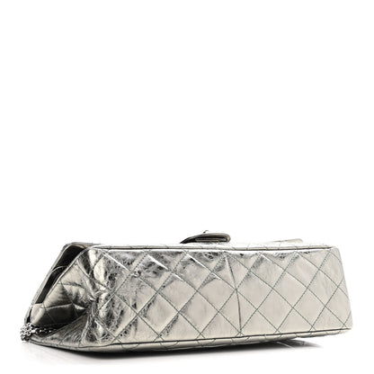 Chanel Metallic Aged Calfskin Quilted 2.55 Reissue 228 Flap Dark Green 4 of 9