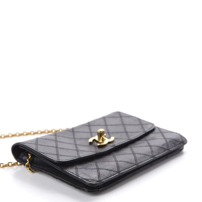 Chanel Lambskin Diamond Stitch Crossbody Black 4 of 10