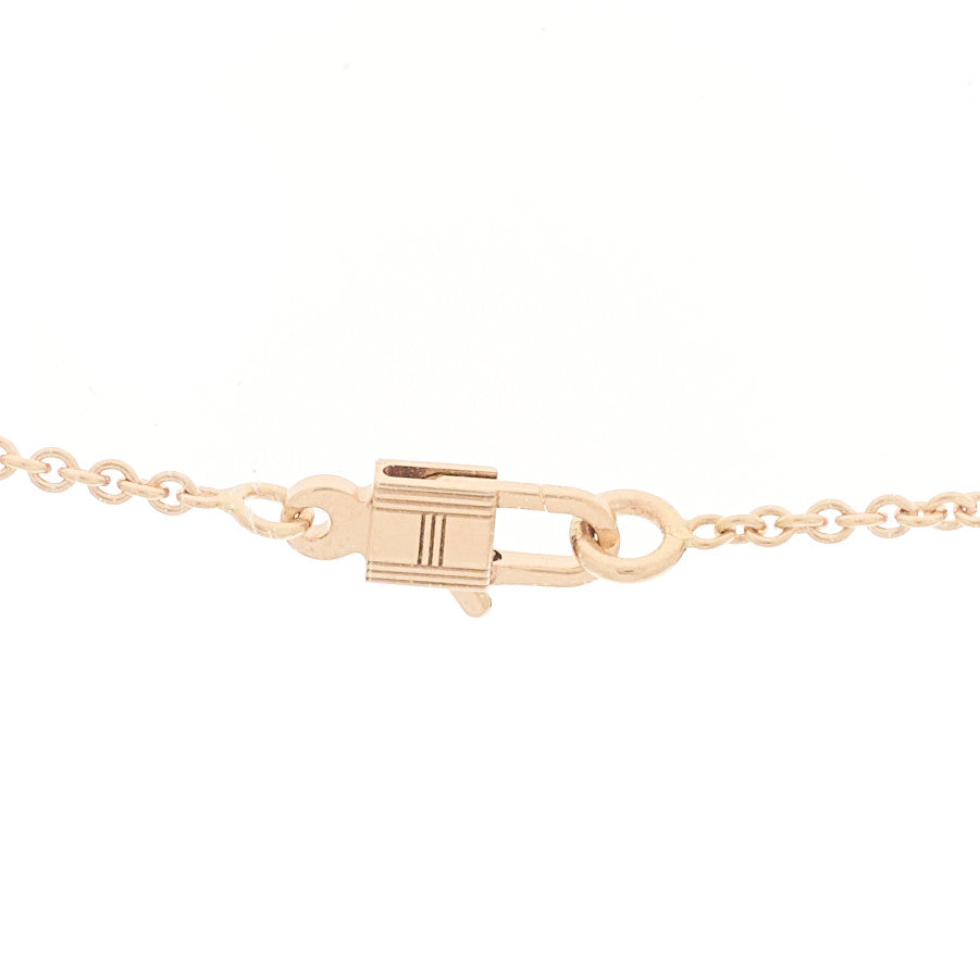 18K Rose Gold Diamond Constance Amulettes Pendant Necklace