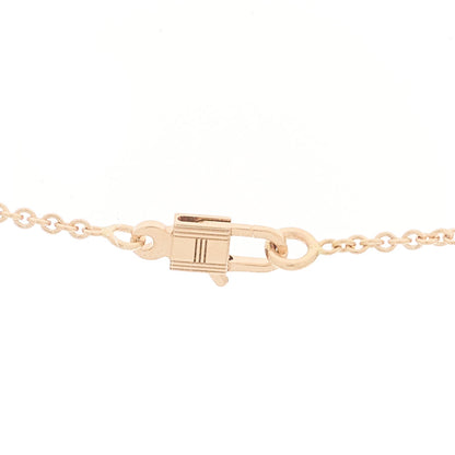 Hermes 18K Rose Gold Diamond Constance Amulettes Pendant Necklace 5 of 7