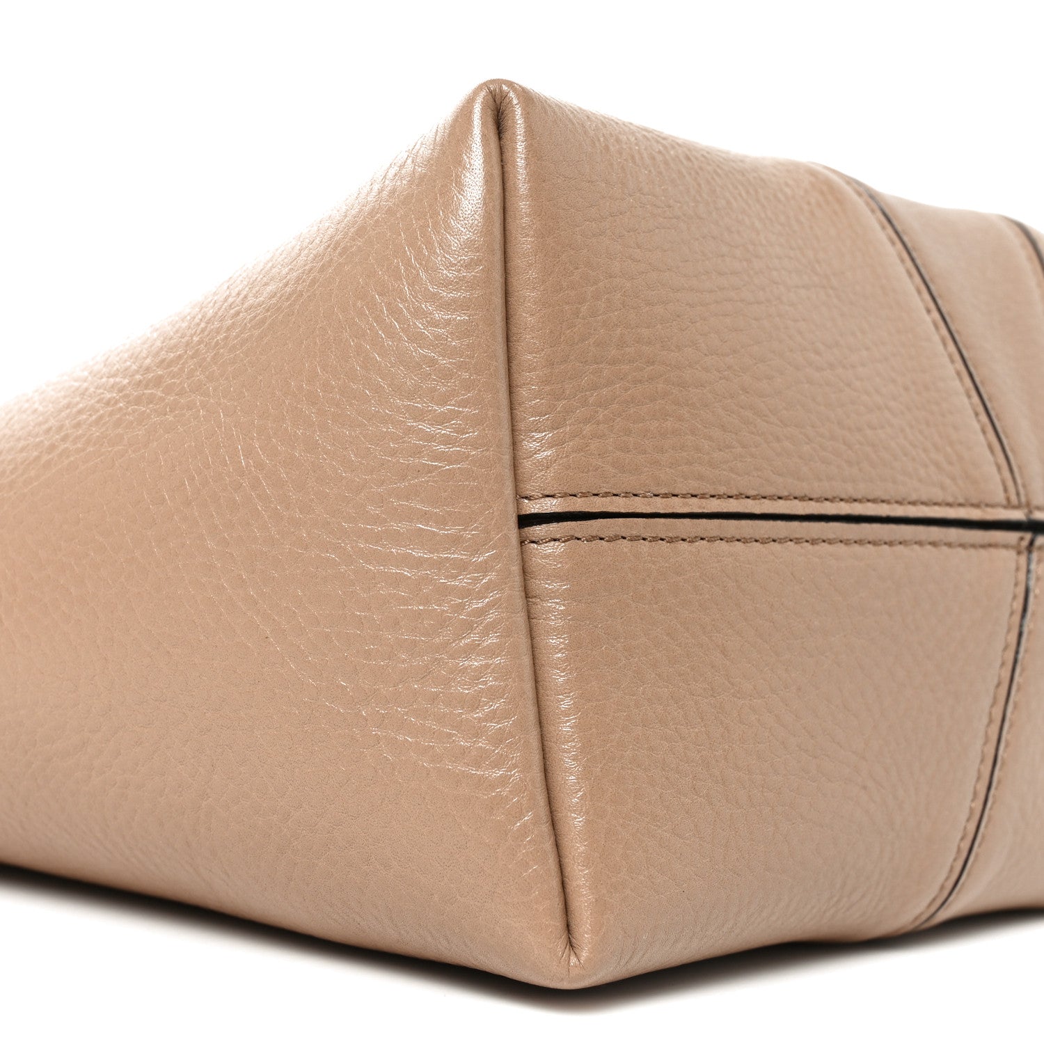 Chloe Grained Calfskin Medium Spin Tote Woodrose 1888636