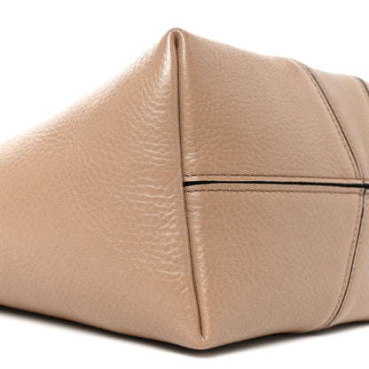 Chloe Grained Calfskin Medium Spin Tote Woodrose 9 of 10