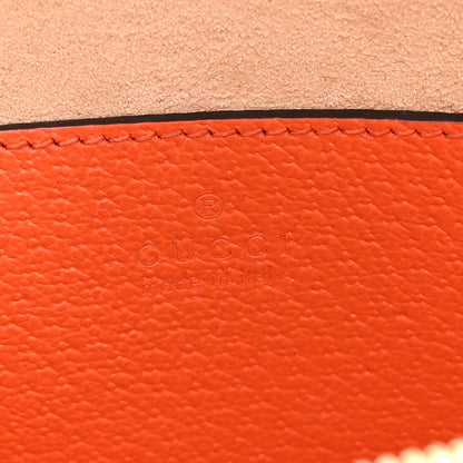 Gucci Textured Dollar Calfskin Mini Diana Dome Tote Bag Deep Orange Spicy Cyclamin 6 of 11