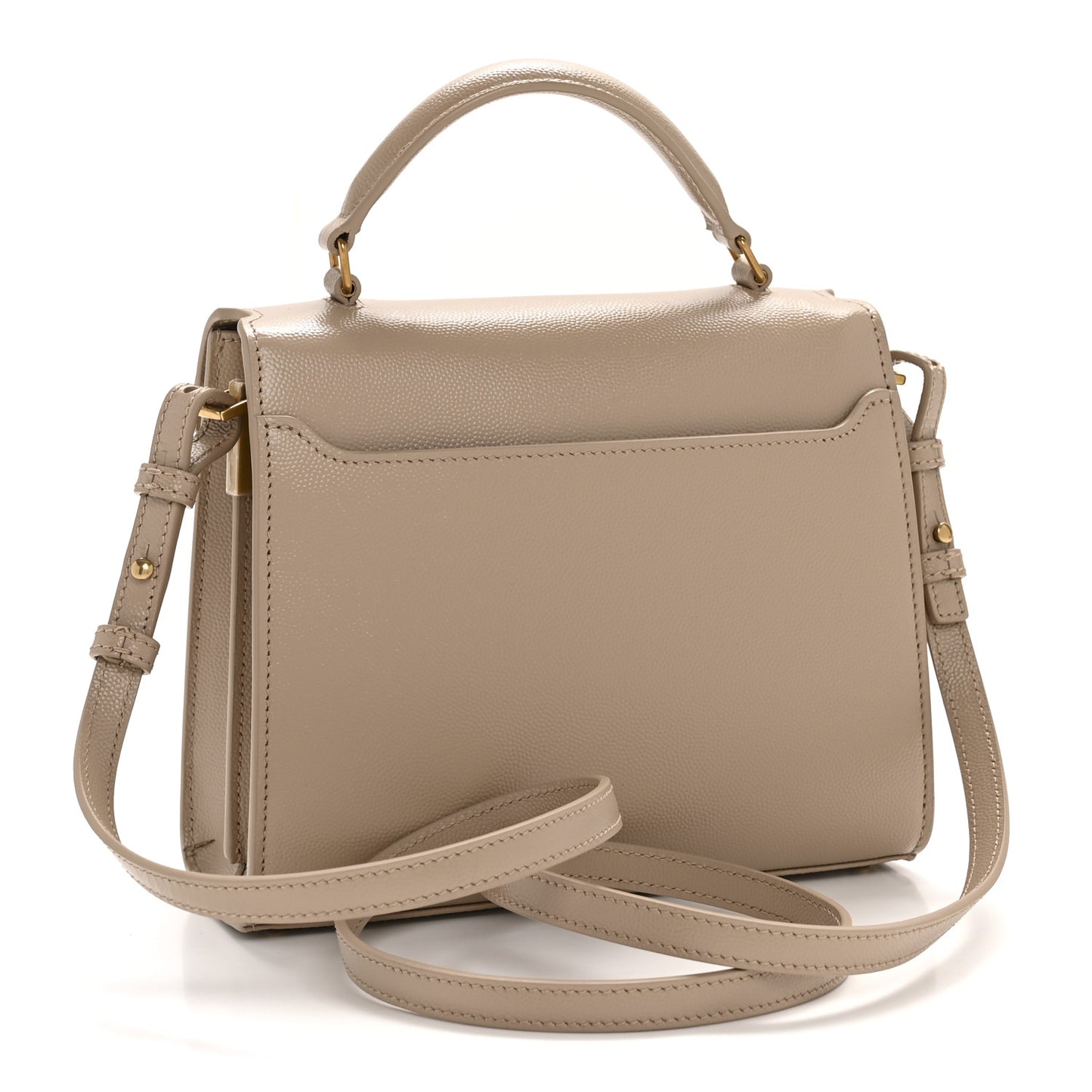 Grain de Poudre Mini Classic Monogram Cassandra Top Handle Beige
