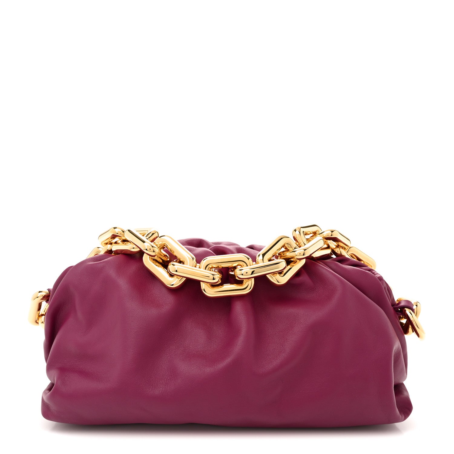 Bottega Veneta Calfskin The Pouch Chain Cinnabar 1 of 10