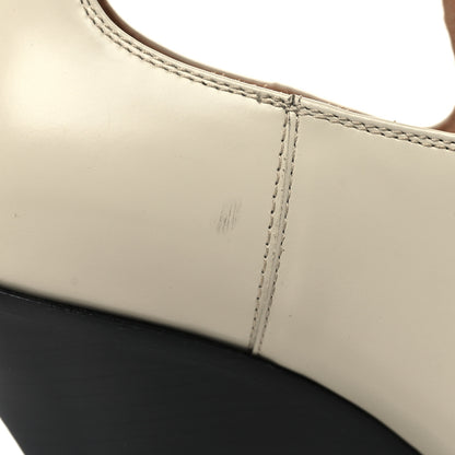 Bottega Veneta Calfskin Lean Ankle Boots 40.5 Ivory 9 of 10