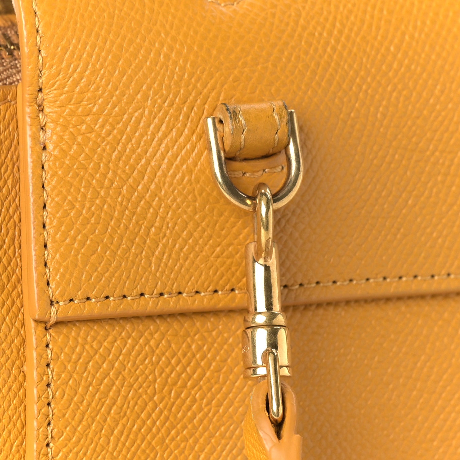 Celine Grained Calfskin Nano Belt Bag Calendula 9 of 11