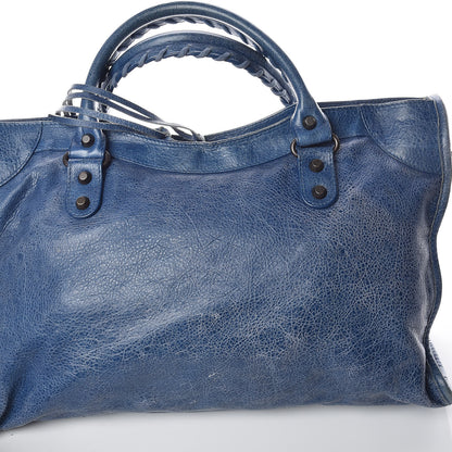 Balenciaga Agneau Classic Hardware City Bleu Cobalt Bleu Electric 18 of 18